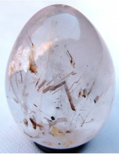 Oeuf quartz rutiles de titane 65mm