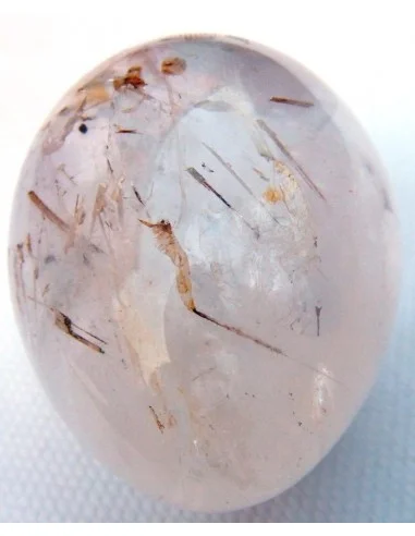 Oeuf quartz rutiles de titane 65mm