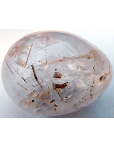 Oeuf quartz rutiles de titane 65mm