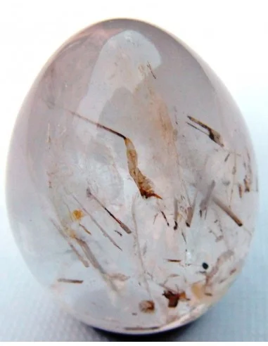 Oeuf quartz rutiles de titane 65mm