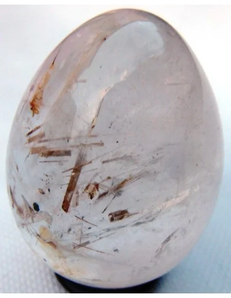 Oeuf quartz rutiles de titane 65mm