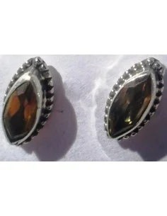 Boucles d'oreilles grenat pouce