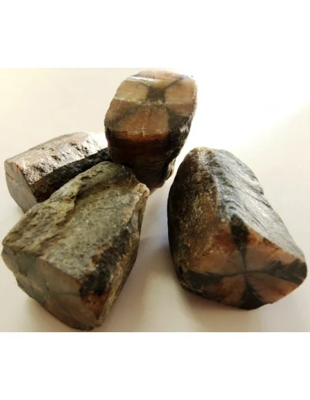 Chiastolite, andalosite brute