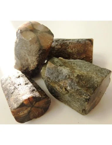 Chiastolite, andalosite brute