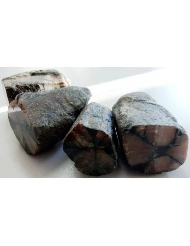 Chiastolite, andalosite brute