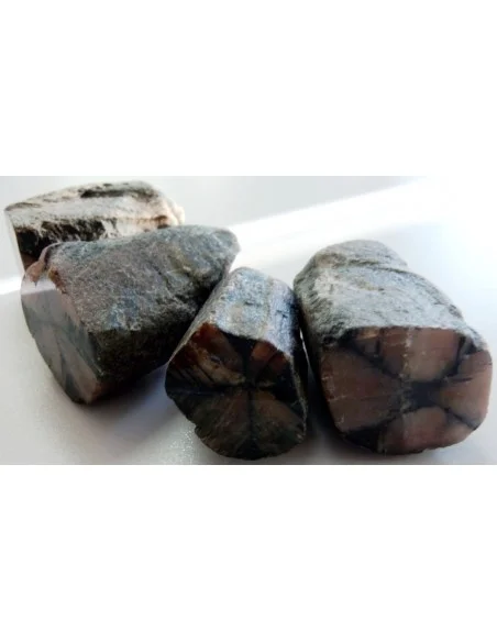 Chiastolite, andalosite brute