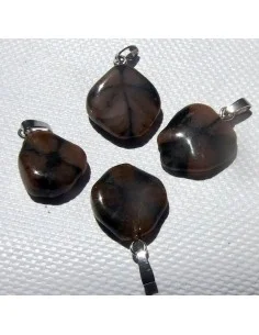 Chiastolite pendentif argent 2