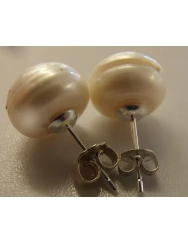 Boucles doreilles perles de culture 12mm
