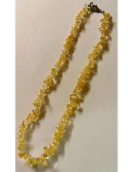 Citrine collier baroque 