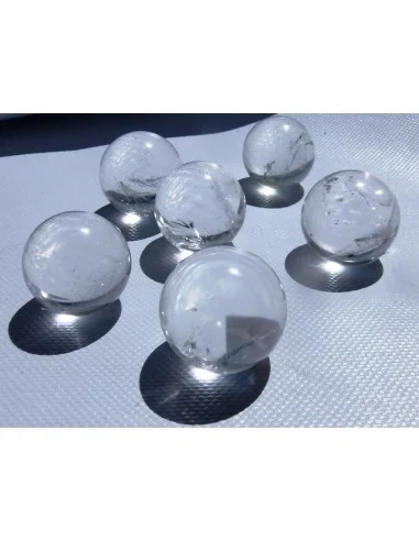 Sphere en cristal de roche 30mm