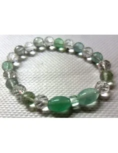 Bracelet en fluorite verte