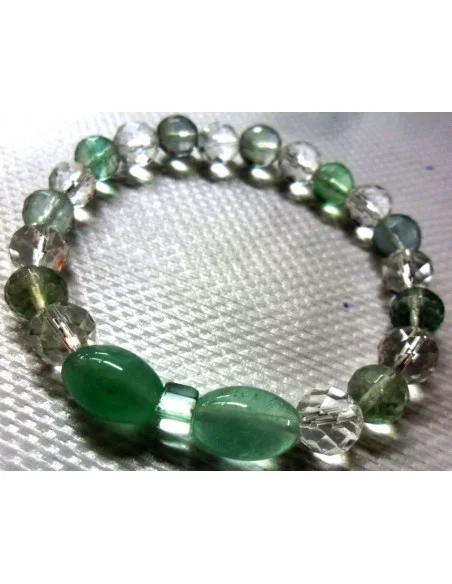 Bracelet en fluorite verte