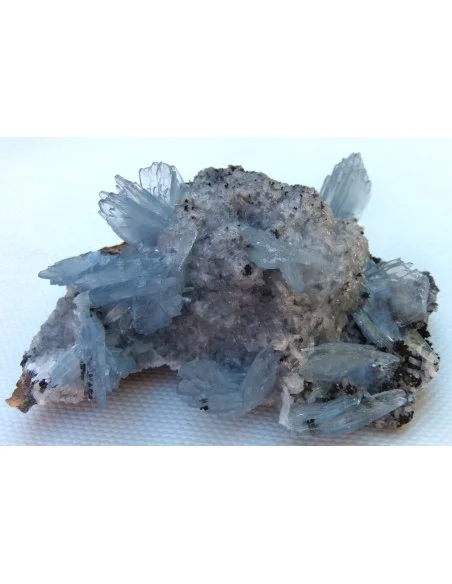 Barytine gemme sur limonite brune  Barytine gemme sur limonite brune