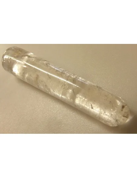 Quartz, cristal de roche pointe massage