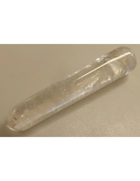 Quartz, cristal de roche pointe massage