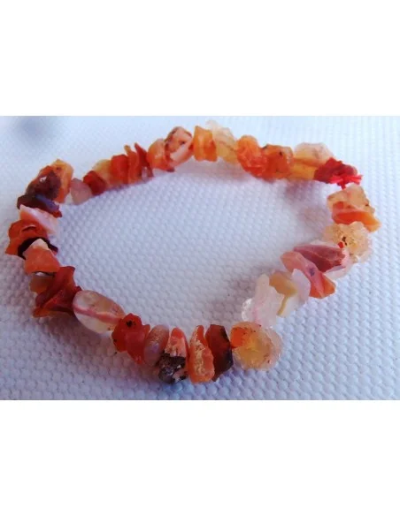 Opale de feu brut bracelet grande taille