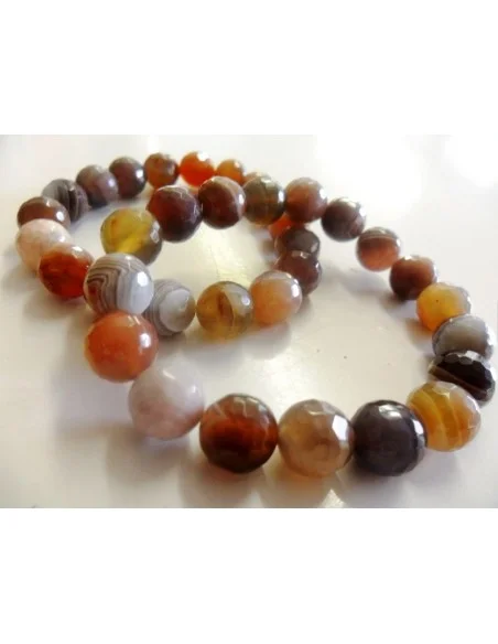 Agate de Botswana rose bracelet Agate de Botswana rose bracelet