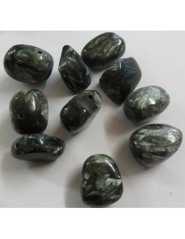 Seraphinite percé