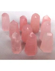 Pointe Reiki quartz rose 30-40mm