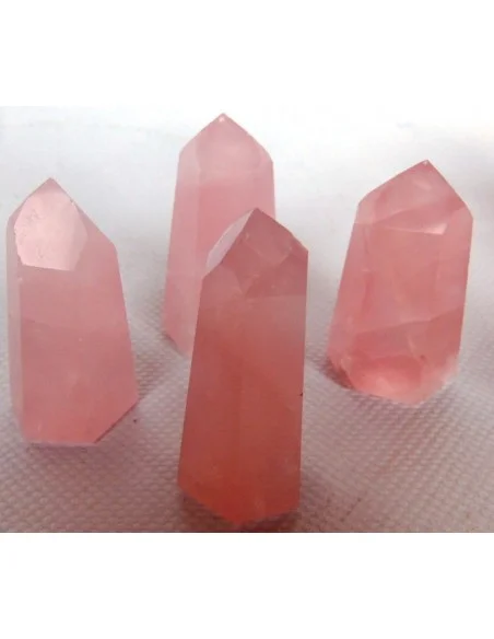 Pointe Reiki quartz rose 40-49mm