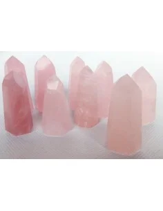 Pointe Reiki quartz rose 50-57mm 2