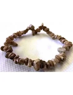 Jaspe jaune, jaspe paysage bracelet baroque 2