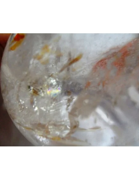 Sphere en cristal de roche 65mm - Pièce unique