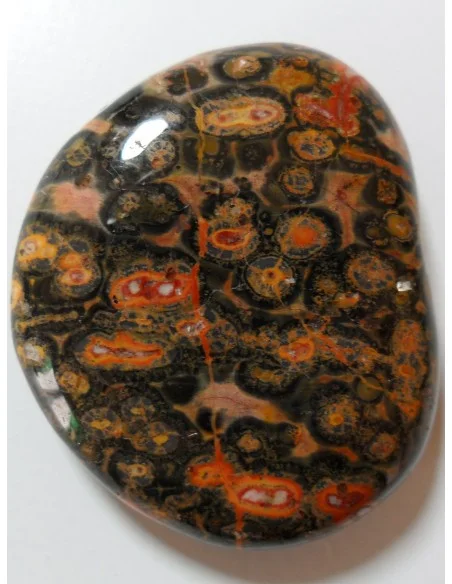 Jaspe paviot pierre plate