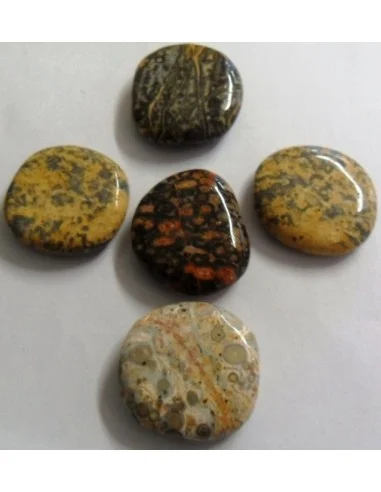 Jaspe paviot pierre plate