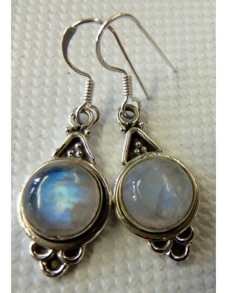Pierre de lune boucles oreilles pendant