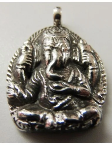 Pendentif Ganesha argent