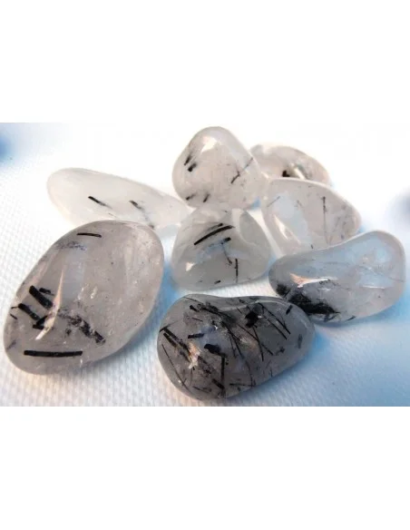 Quartz tourmalines noire polis 11 à 24g