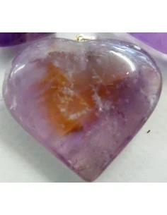 Pendentif en coeur ametrine 2