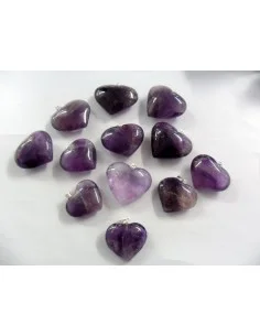 Pendentif en coeur amethytste 2