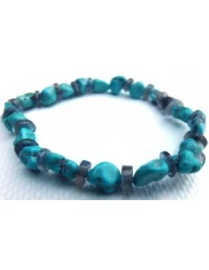 Bracelet turquoise, labradorite 2