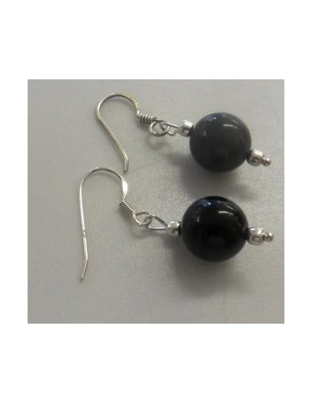 Boucles doreilles Oeil celeste argent