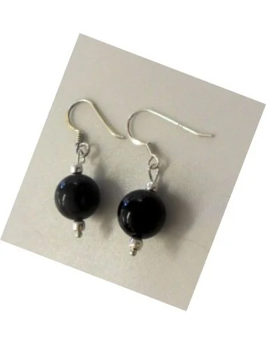 Boucles doreilles Oeil celeste argent