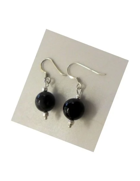 Boucles doreilles Oeil celeste argent