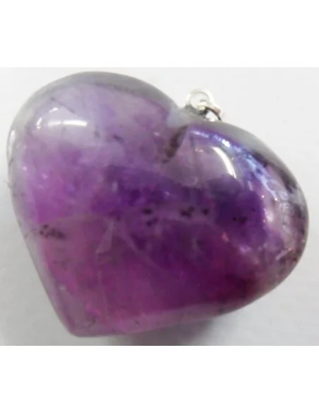 Pendentif en coeur amethytste Pendentif en coeur amethytste