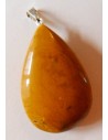 Pendentif en jaspe jaune