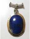 Lapis pendentif monté en argent