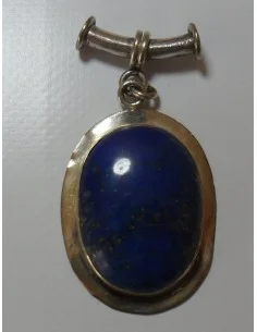 Lapis pendentif monté en argent 2