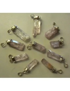 Phenacite rose pendentif