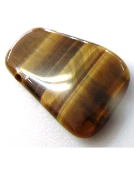 Oeil de tigre pendentif arondis Oeil de tigre pendentif arondis