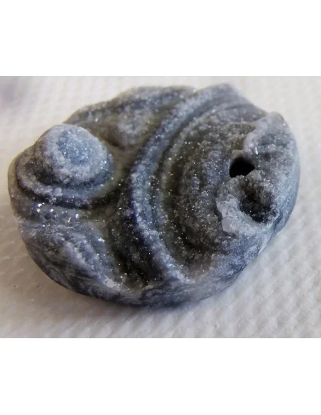 Calcedoinre rosette, agate rosette pendentif Calcedoinre rosette, agate rosette pendentif