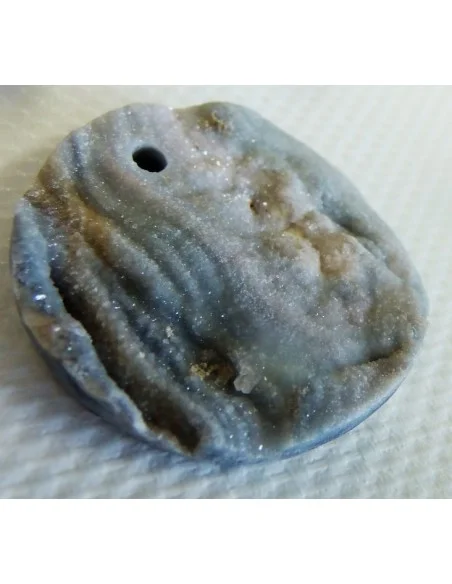 Calcedoinre rosette, agate rosette pendentif Calcedoinre rosette, agate rosette pendentif