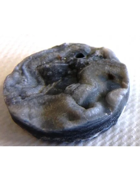 Calcedoinre rosette, agate rosette pendentif Calcedoinre rosette, agate rosette pendentif