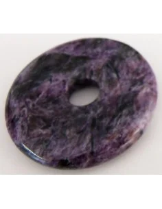 PI chinois - donuts Charoïte pendentif 2