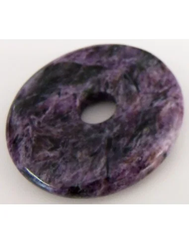 PI chinois - donuts Charoïte pendentif