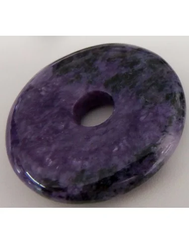 PI chinois - donuts Charoïte pendentif